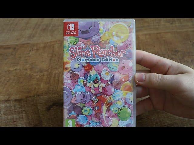 UNBOXING: Slime Rancher: Plortable Edition SWITCH + Map and Stickers