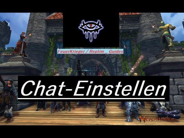 Wie man den Neverwinter Chat richtig einstellt.