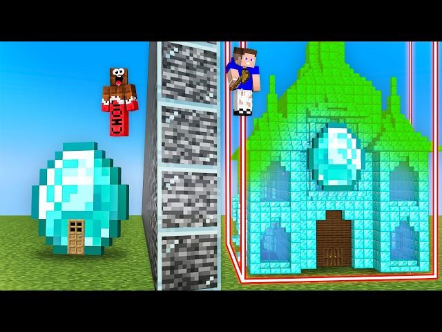 Использовал Читы и Построил АЛМАЗНЫЙ Дом в Майнкрафт! Minecraft