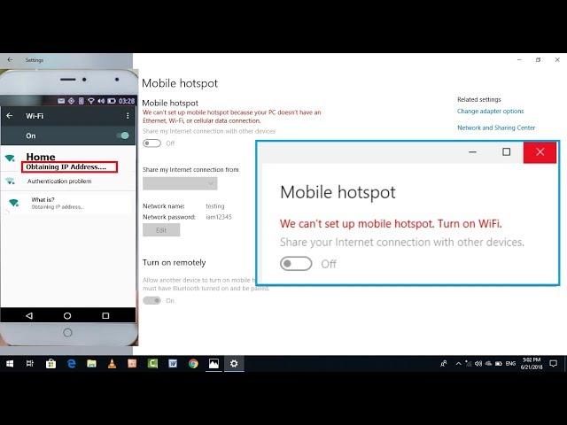 How to Fix All Error of Mobile Hotspot Not Working in Windows 10 (100% Works)