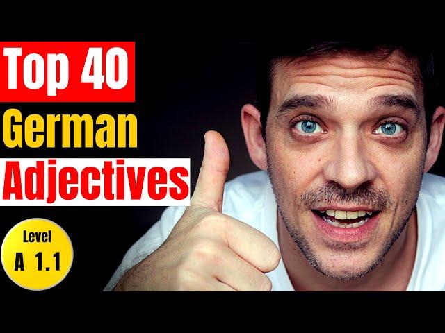 German Adjectives together with German facts & figures