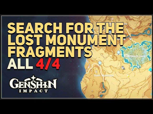 Search for the Lost Monument Fragments Genshin Impact