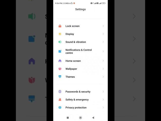 Default system launcher settings in poco, redmi #shorts