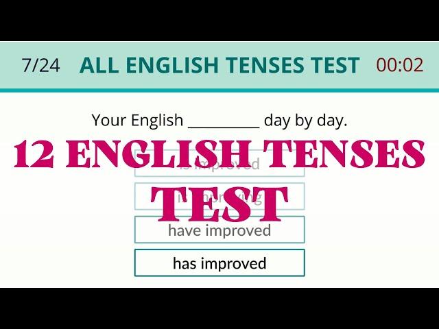 Тест на все английские времена, с пояснениями – English Tenses Test – ДА English