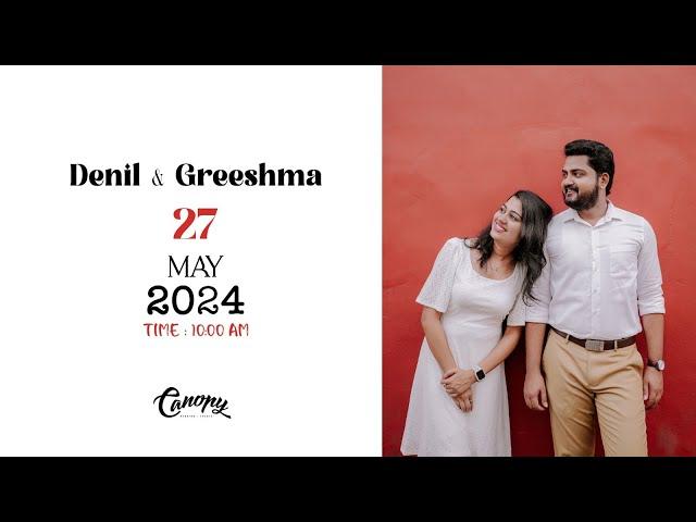 Wedding Ceremony | Denil & Greeshma | 27.05.2024 | Monday | 10 AM