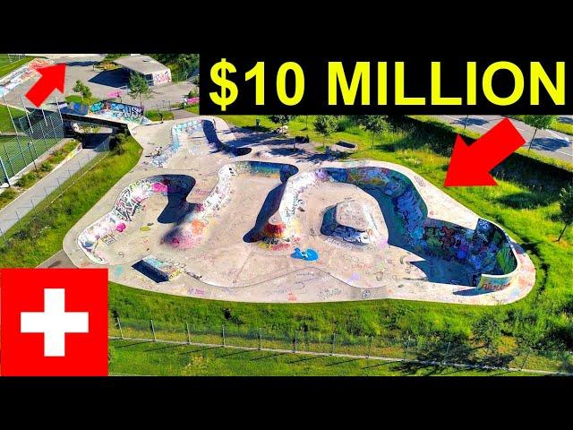 $10 MILLION DOLLAR SKATEPARK in SWITZERLAND!