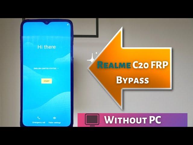 Realme C20 FRP Bypass Without PC || How To Unlock google account realme C20