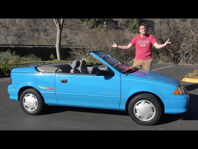 The Geo Metro Convertible Was a Hilariously Pathetic 50-Horsepower Economy Car