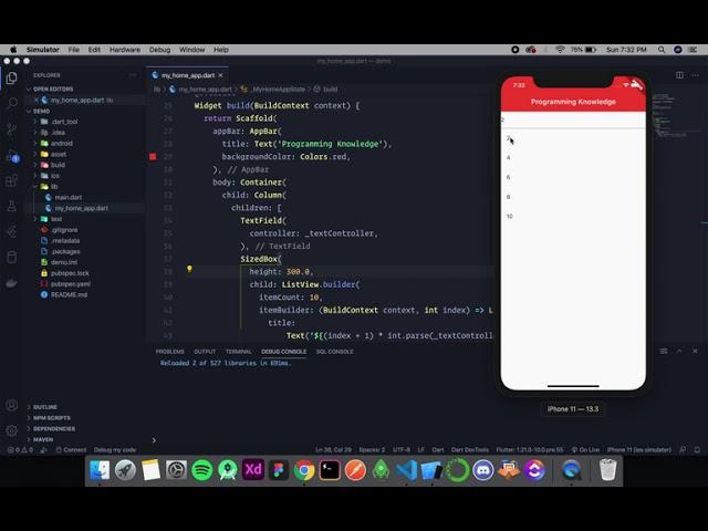 Flutter Tutorial for Beginners 33 - Using SizedBox and Expanded Widget with Examples