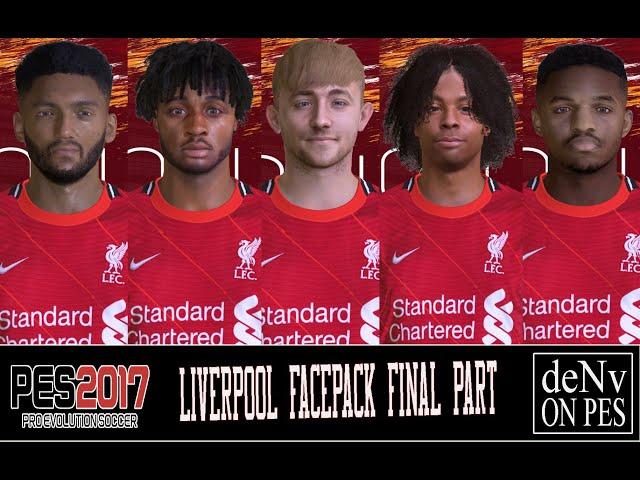 PES 2017 Liverpool Facepack Final Parts Seasons 2021/2022 by deNv #Liverpool #PES2017