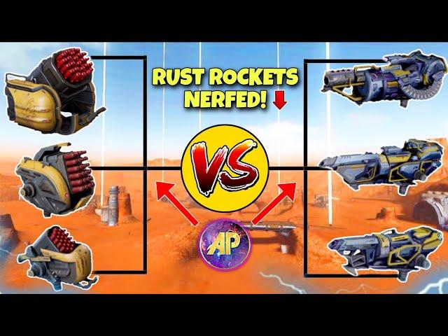  NERFED TALON JAW CLAW VS CESTUS LABRYS KSIPHOS COMPARISON || WAR ROBOTS TEST SERVER WR ||