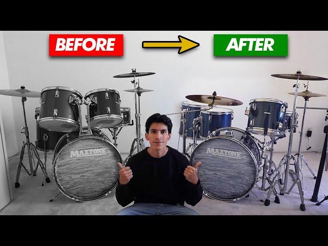 5 ways you can set up your cheap drum set!