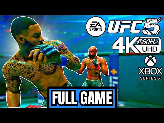 UFC 5 Career Mode - FULL GAME - No Commentary Xbox Series X (4K 60FPS)