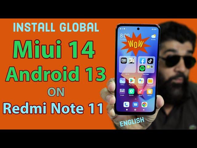 Install Miui 14 Android 13 On Redmi Note 11 English