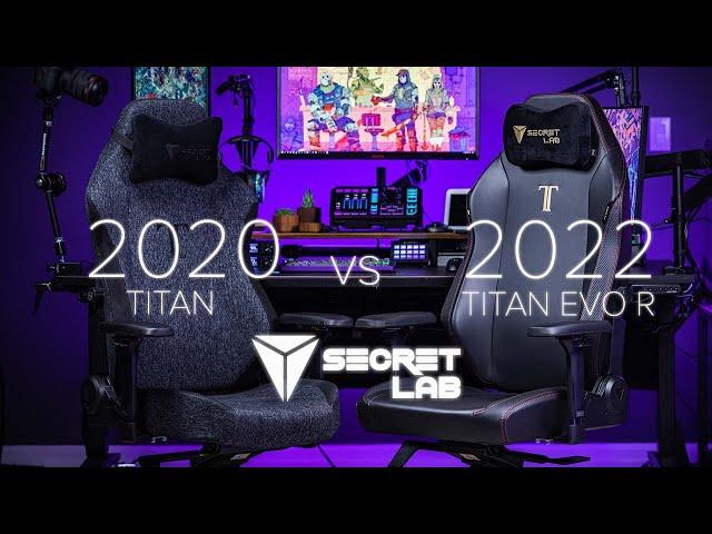 SecretLab Titan EVO 2022 R vs 2020 Titan