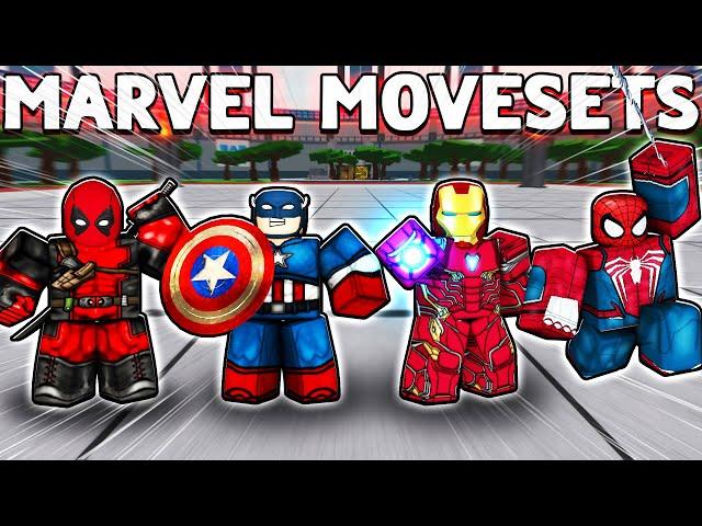 TROLLING Using MARVEL MOVESETS in ROBLOX Heroes Battlegrounds