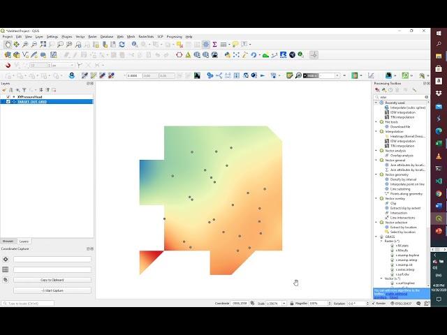 Creating Contour Map From XYZ Data Using QGIS