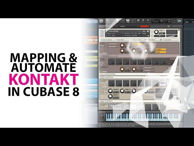 Kontakt automation in Cubase Pro 8