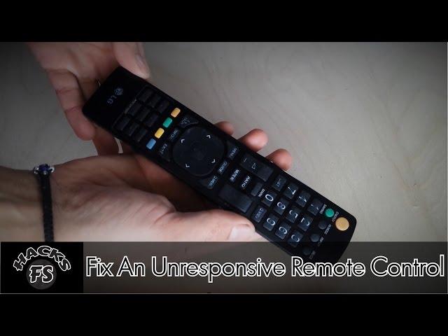 Fixing An Unresponsive Remote Control. Super Easy!