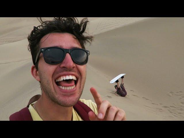 Sandboarding in HUACACHINA PERU !