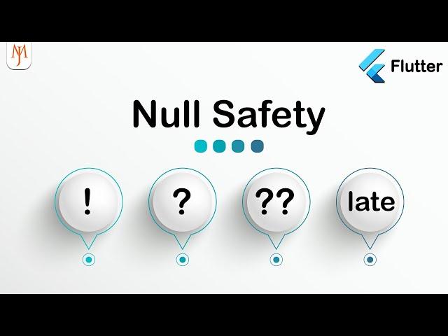 Flutter: Null Safety (!, ?, ??, late)