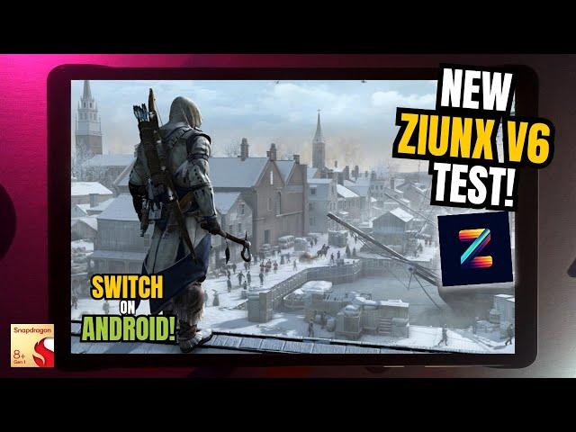 ZIUNX v6 Switch Emulator Android Test! (so you don't have to) 8+Gen1 Lenovo Legion Y700 2023