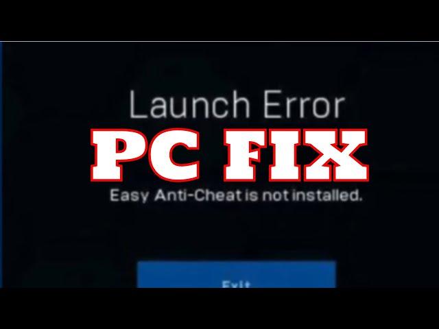 Fortnite Easy Anti Cheat Launch Error Fix PC 2024