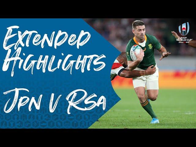 Extended Highlights: Japan 3-26 South Africa - Rugby World Cup 2019