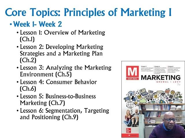 Principles of Marketing Course Introduction