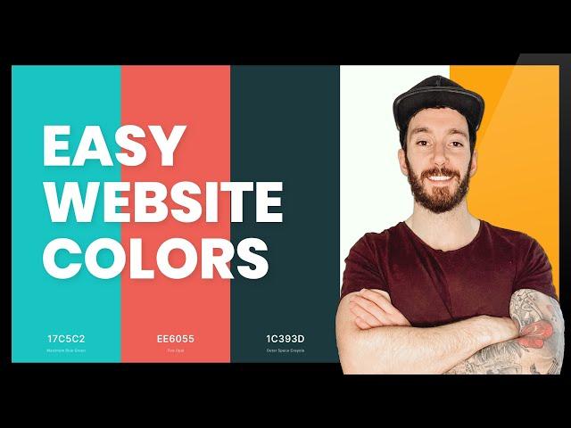 How to choose website color scheme (Quick 3 step process for attractive website colors)