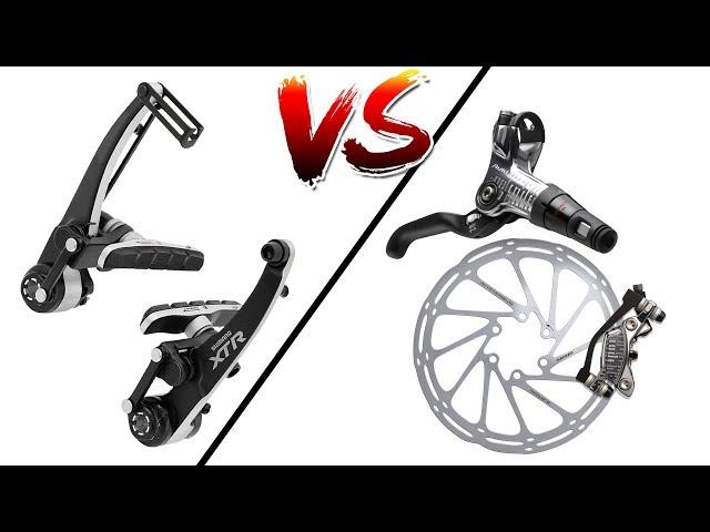 V-BRAKE -VS- DISC BRAKE / Какие тормоза лучше?