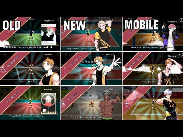 All S Rank Characters Animation (OLD, NEW & MOBILE) | The Spike Volleyball
