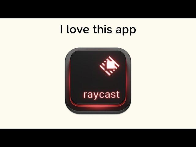 I love this app for my mac (raycast)