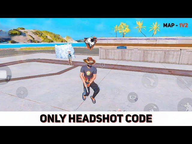 Free fire Only headshot craftland map code | headshot craftland map code india server