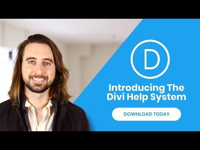 Divi Feature Update! Introducing The Innovative Divi Help System