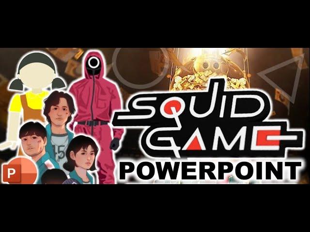 SQUID GAME POWERPOINT TEMPLATE  |  (INTERACTIVE PPT)