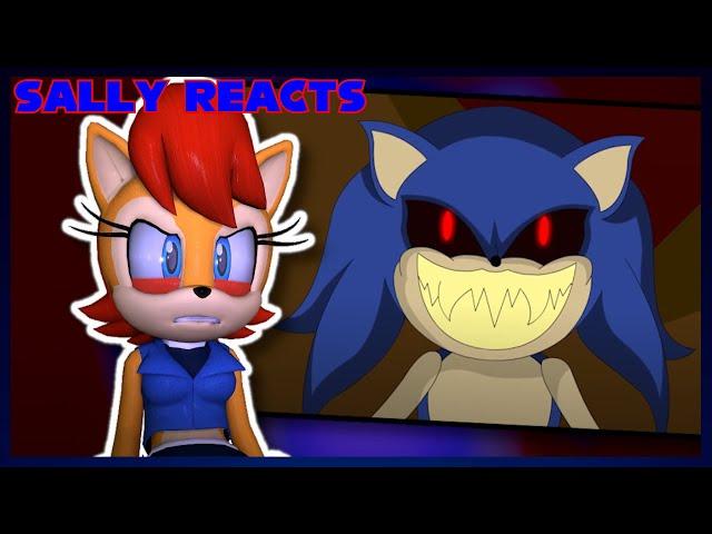 Sally Reacts to Sonic.exe Trilogy (Parts 1,2, and 3)