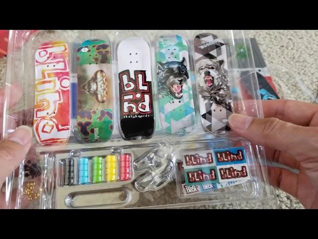 Blind TECH DECK Finger Skateboards Pack How To Assemble + Tricks!