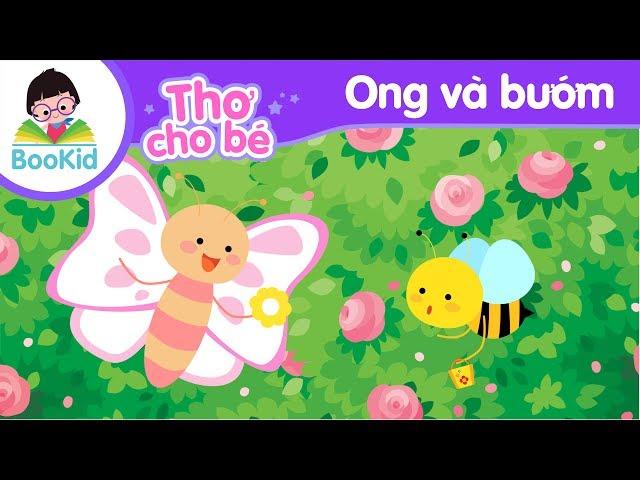 Bài thơ Ong và Bướm | Thơ cho bé | Thơ mầm non | Thơ thiếu nhi | Giáo dục trẻ em | Bookid