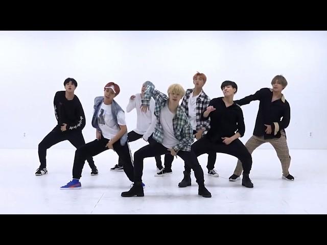 BTS 'DNA' mirrored Dance Practice