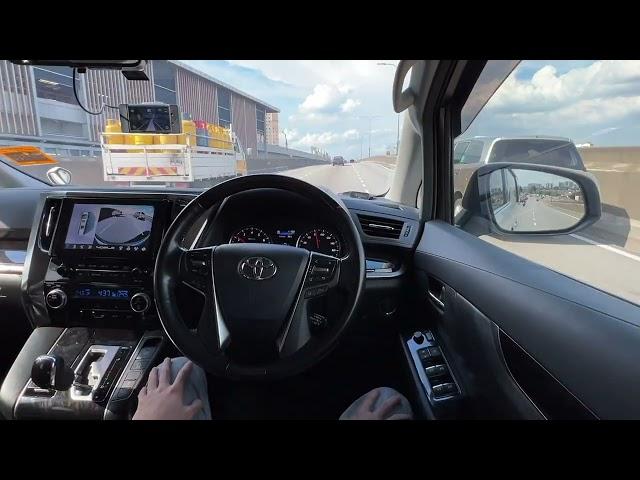 Toyota Alphard LEVEL 2 Autonomous Cruise with KommuAssist bukapilot (timelapse)