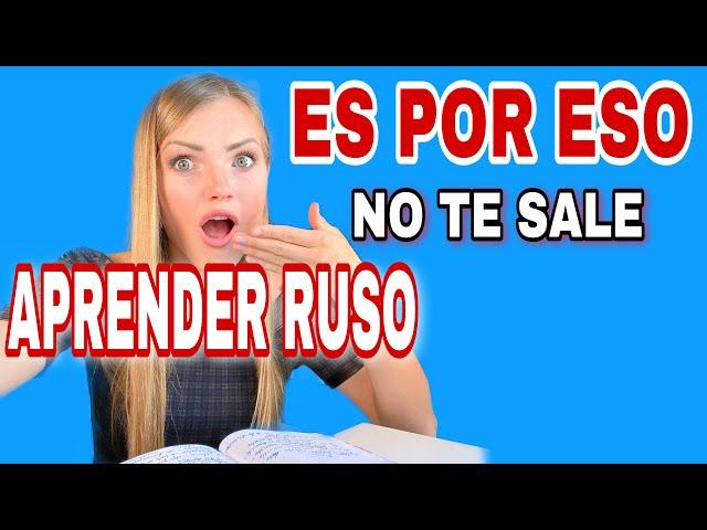 3 DATOS IMPACTANTES sobre el IDIOMA RUSO ‍️ ES POR ESO que TE CUESTA APRENDER la lengua RUSA