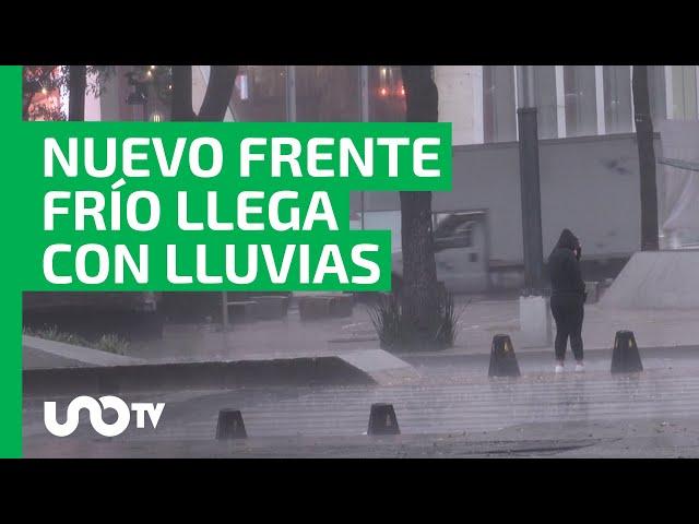 Llega nuevo frente frío: alertan a estos estados por tormentas y granizo