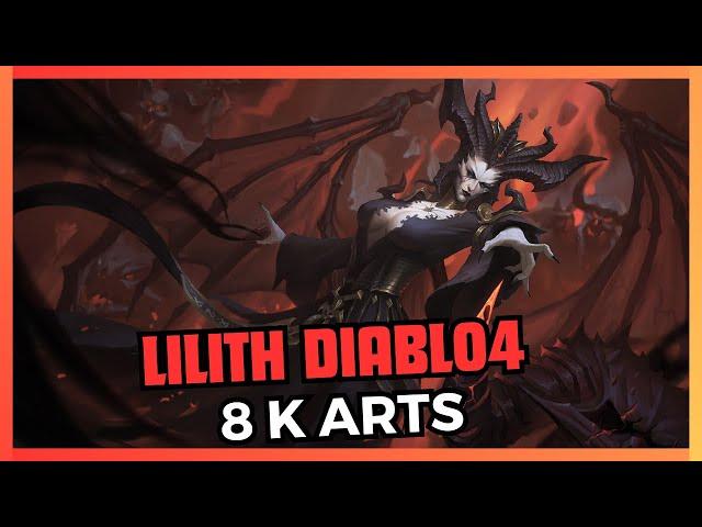 AI Art - Lilith Diablo 4 - 8K Arts - Special Video Halloween .