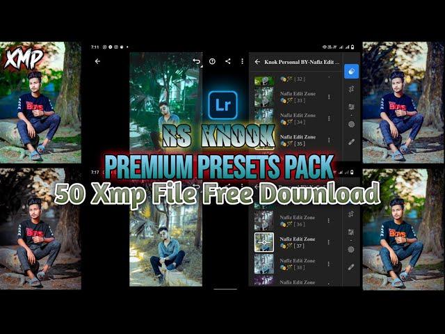 Top 50 Xmp Premium Presets ! Lightroom Presets Free 2024 ! Rs Knook Personal Pack  Download