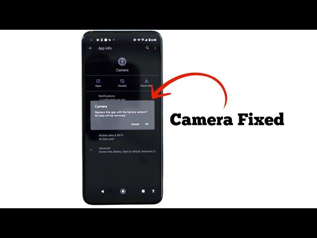 How to fix Phone camera stops working is not open or crashing