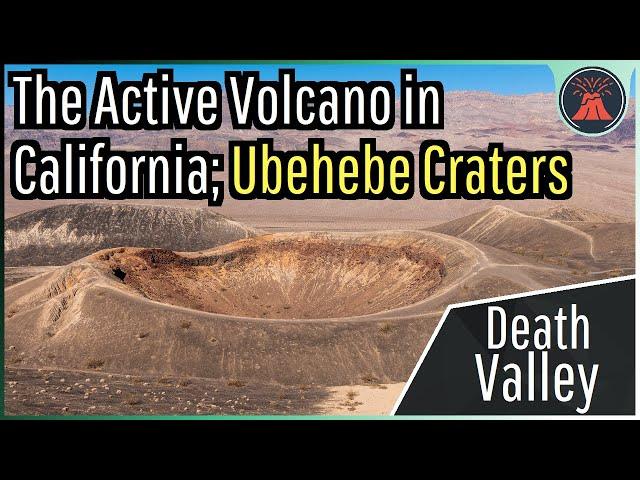 The Active Volcano in California; Ubehebe Craters