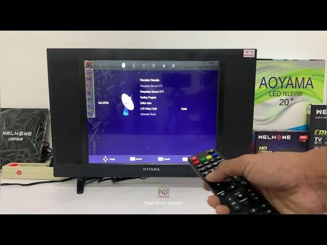 Cara Setting TV AOYAMA 20" Tanpa Set Top Box