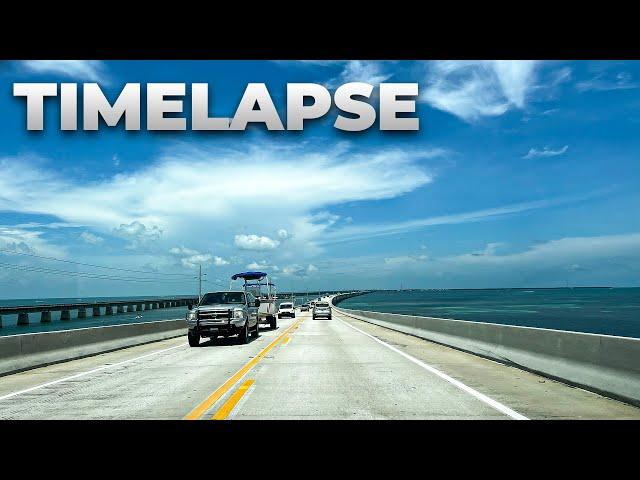 Miami to Key West Drive in July 2022 - Timelapse