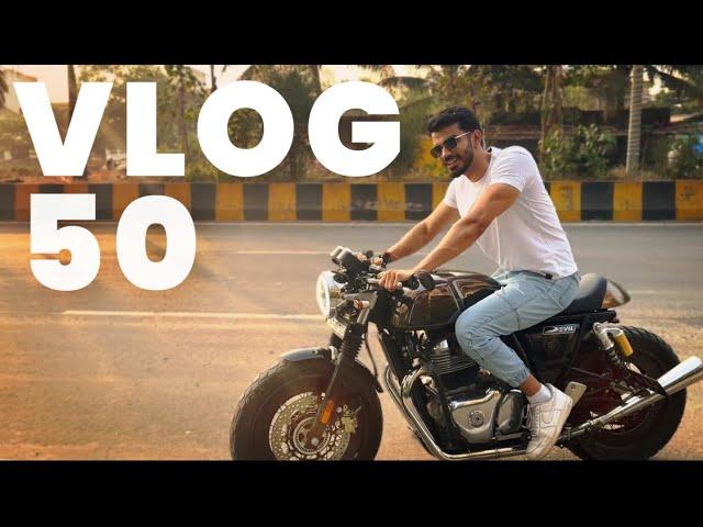 RE CONTINENTAL GT 650 TEST DRIVE - VLOG 50